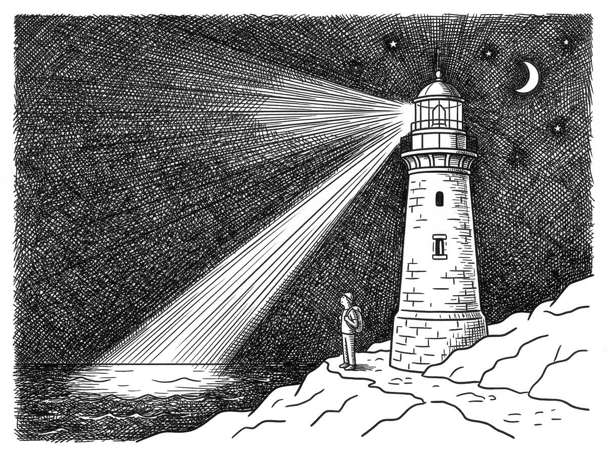 灯台のイラスト — ともりプログラムのイメージ